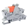 Wago 788-512 relémodul, 24 V AC, 2 váltóérintkező, 8 A tartós határáram, piros állapotjelzés, 15 mm széles, 2,5 mm², szürke