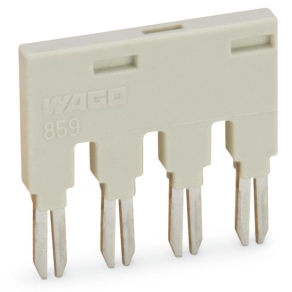 Wago 859-404/000-005 áthidaló áthidalási ponthoz, 4 pólusú, szigetelt, piros