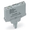 Wago 286-364 relémodul, 24 V DC, 1 záróérintkező, 5 A tartós határáram, piros állapotjelzés, 10 mm széles, szürke