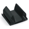Wago 890-643 WINSTA® MINI lezárókupak, 3 pólusú, kivágáshoz, műanyag, fekete