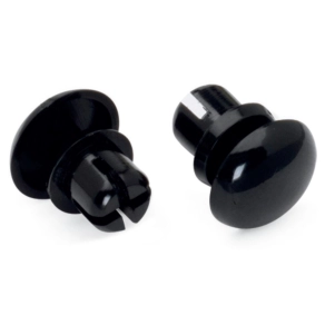 Wago 890-601 WINSTA® MINI műanyag rögzítőcsap, 5 mm átmérő, 1,5–2,5 mm vastag szerelőlaphoz, fekete