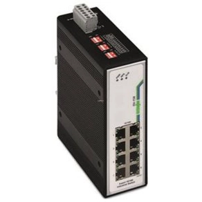 Wago ipari Switch8Port, fekete (852-102)
