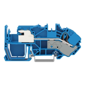 Wago 2016-7714 1 vezetékes N-bontó sorkapocs, 16 mm², Push-in CAGE CLAMP®, kék