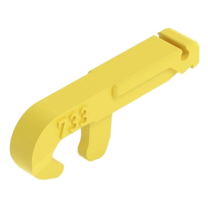 Wago 733-191 működtetőkar CAGE CLAMP® apa- és anyacsatlakozókhoz, szigetelőanyagból, egyhelyes, különálló kivitel, sárga