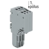 Wago 2020-205 2 vezetékes anyacsatlakozó, 5 pólusú, 1,5 mm², 3,5 mm, Push-in CAGE CLAMP, szürke