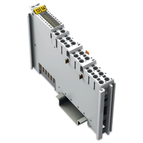Wago 750-1407 16 csatornás digitális bemeneti modul, 24 V DC, 3 ms, negatív logika, Push-in CAGE CLAMP