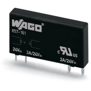 Wago 857-164 szilárdtest-alaprelé, 24 V DC bemenet, 0–48 V DC kimenet