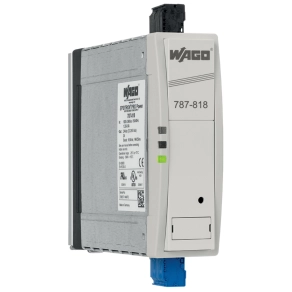 Wago 787-818 Pro kapcsolóüzemű tápegység, 1 fázisú, 24 V DC, 3 A, TopBoost és PowerBoost, DC OK kontaktus