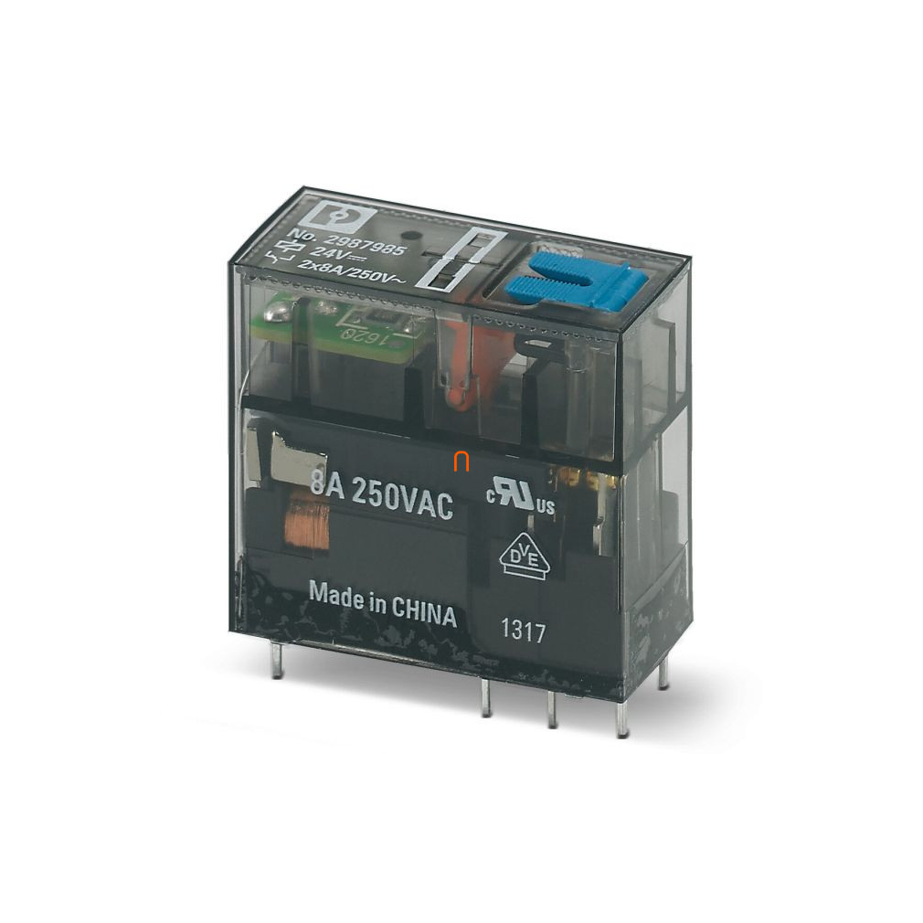 Egyes relé - REL-MR- 24DC/21-21AU/MS, Phoenix Contact, 2987985