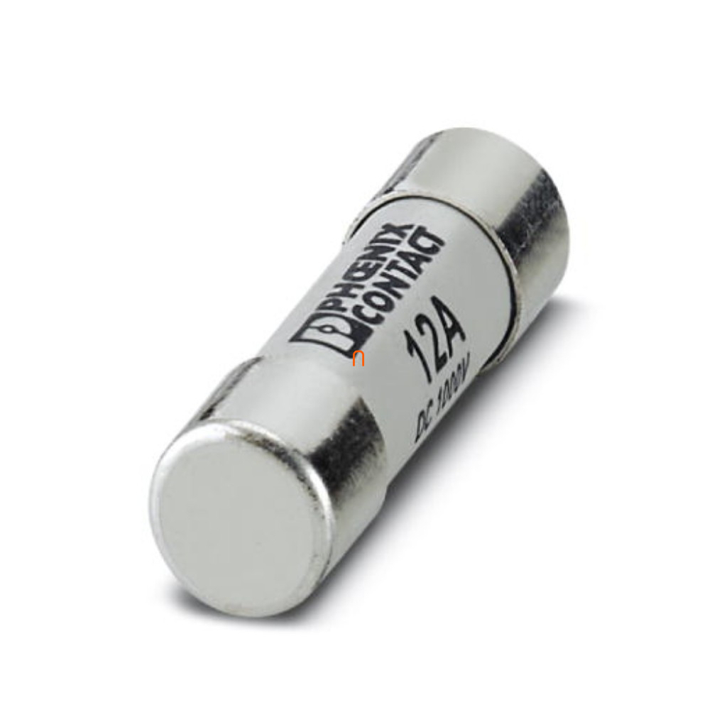 Hengeres betét,10x38mm,12A,PV rendszerekhez,1000V DC Phoenix Contact, 3061347