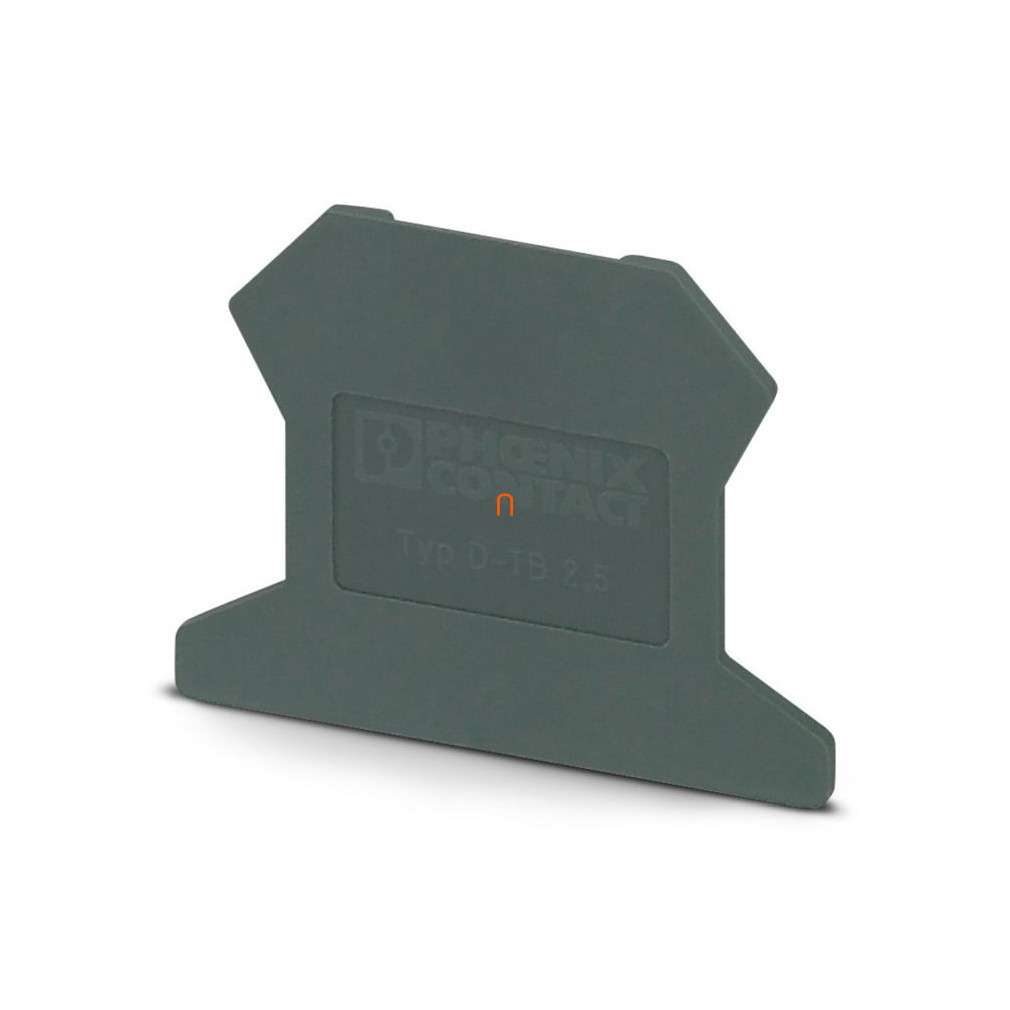 Sorkapocs véglap 2,5 mm2 D-TB 2,5 sötétszürke 3059919 Phoenix Contact