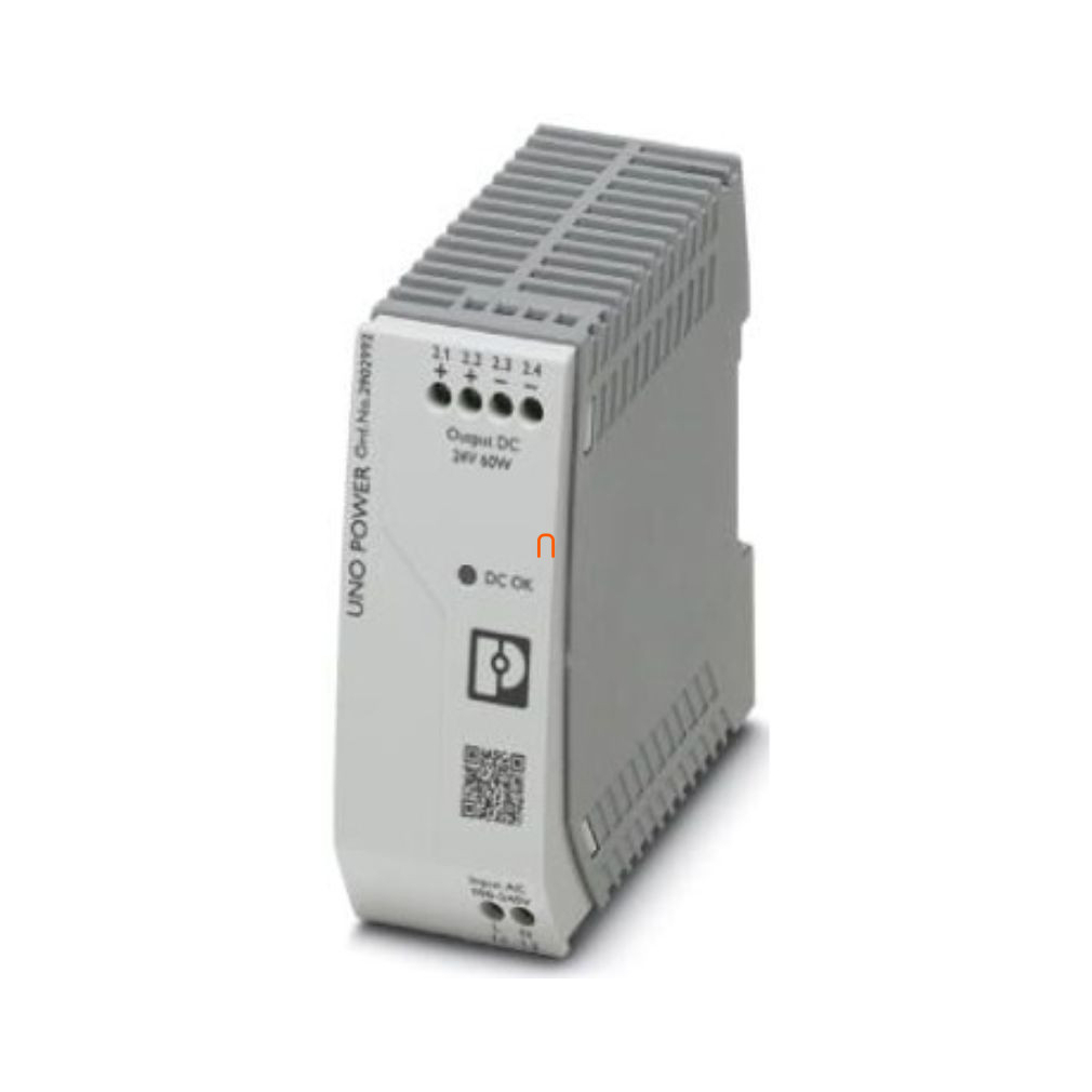 Tápegység 24VDC 60W Phoenix Contact UNO-PS/1AC/24DC/ 60W 2,5A DIN-sínre, 2902992