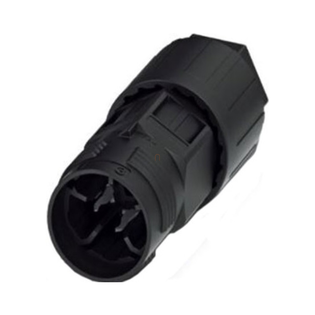 Vezeték-összekötő  QPD C 4PE6,0 1X12-20 BK, Phoenix Contact, 1410416