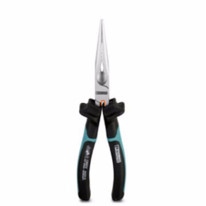   P. C. Hegyescsőrű fogó vágóéllel, a fogófelület fogazott, VDE, UNIFOX-P VDE_DB 1212810 VDE 1000 V AC/ 1500 V DC bevizsgálással