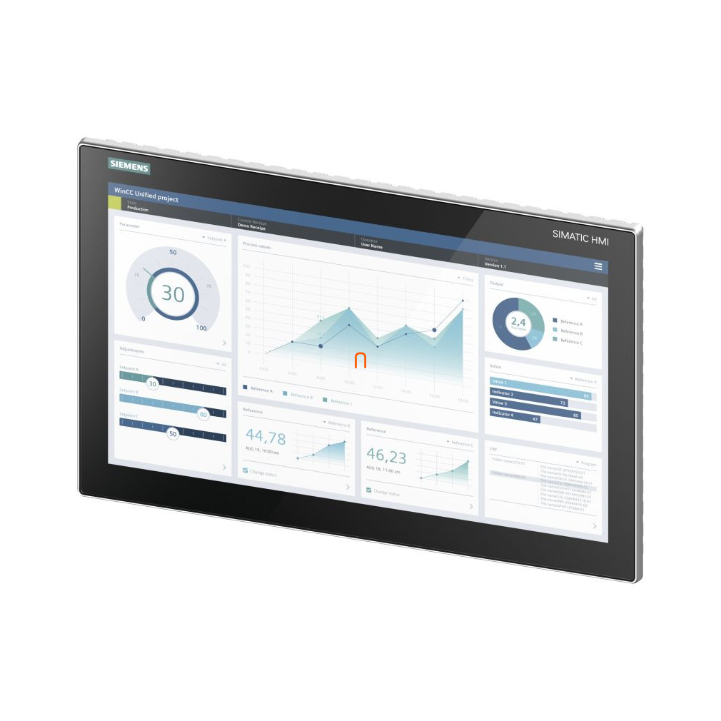 Siemens 6AV2128-3UB06-0AX1 MTP1900 Unified Comfort, 18,5 col TFT (LCD), 1920x1080, touch, Profinet , USB