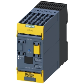   Siemens 3SK2122-1AA10 biztonsági relé, alapegység, 20 F-DI, 4 F-DQ, 2 DQ, 24VAC/DC, csavaros