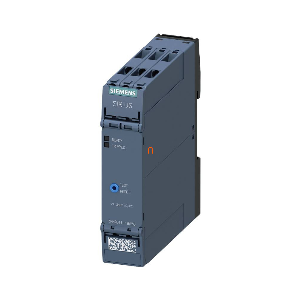 Siemens 3RN2011-1BW30 termisztoros motorvédő relé, 2CO, 24-240VAC/DC, manual / external reset