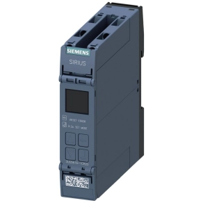   Siemens 3UG5616-1CR20 kijelzős fázisfigyelő relé, sorrend, kiesés, aszimmetria, frekvencia, feszültség növekedés és csökkenés, 2CO, csavaros