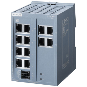  Siemens 6GK5112-0BA00-2AB2 SCALANCE XB112, Unmanaged IE switch, 12x 10/100 Mbit/s RJ45 ports