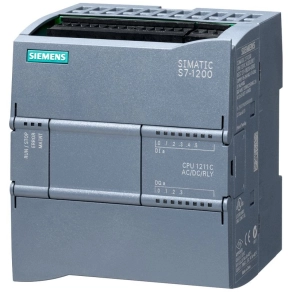   Siemens 6ES7211-1BE40-0XB0 CPU 1211C AC/DC/relay, 230VAC, 6 DI 24VDC, 4 DO relé, 2 AI