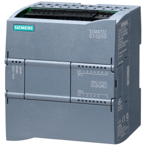   Siemens 6ES7212-1HE40-0XB0 CPU 1212C kompakt CPU, 24VDC tápf., 8 DI, 2 AI (0...10 VDC), 4 HS, 6 RO