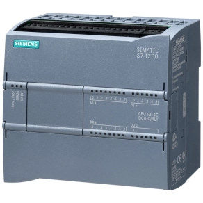   Siemens 6ES7214-1HG40-0XB0 CPU 1214C DC/DC/relé kompakt CPU, 24VDC tápf., DI 14x24VDC,DQ 10xrelé/2A, AI 2x10 Bit 0–10 V DC