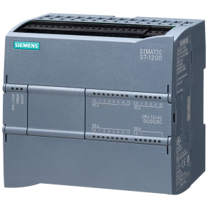   Siemens 6ES7214-1AG40-0XB0 CPU 1214C DC/DC/DC kompakt CPU, 24VDC tápf., DI 14x24VDC,DQ 10x24VDC 0.5A, AI 2x10 Bit 0–10 V DC