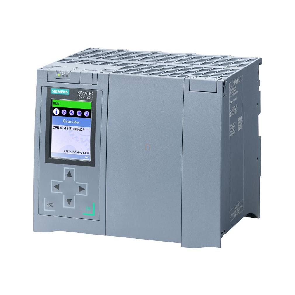 Siemens 6ES7517-3AP00-0AB0 CPU 1517-3 PN/DP, 2MB work/8MB data memory, PROFINET IO IRT interface, PROFINET/PROFIBUS interface