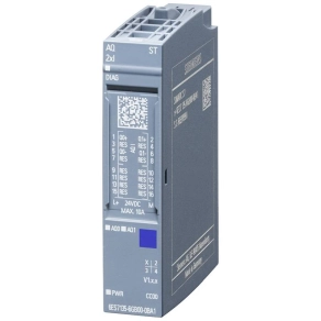   Siemens 6ES7135-6GB00-0BA1 SIMATIC ET 200SP, analóg kimeneti modul, AQ 2xI Standard, BU type A0, A1 color code CC00