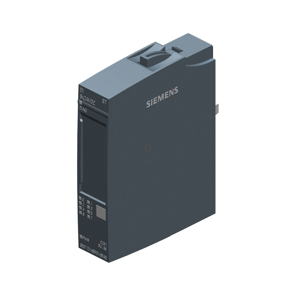 Siemens 6ES7131-6BF01-0BA0 ET200SP DI 8x24 V DC Standard, BU type A0, color code CC01