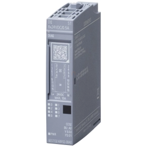   Siemens 6ES7132-6BF01-0BA0 ET200SP DQ 8x24 V DC/0.5 A Standard, BU type A0, color code CC02