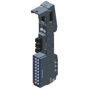   Siemens 6ES7193-6UP00-0BP2 PotDis-BU Typ P2 potenciálelosztó base unit (dark), 1 x P1, 17 x P2, push-in