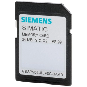   Siemens 6ES7954-8LF04-0AA0 memóriakártya, 24MB, S7-1X00 CPU/SINAMICS-hoz, 3,3 V FLASH
