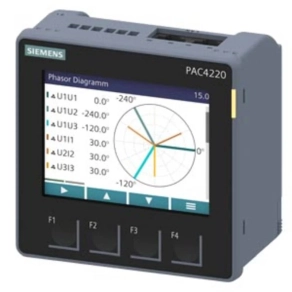   Siemens 7KM4220-0BA01-1EA0 SENTRON PAC4220 multiműszer, 95-240VAC/110-340VDC, Modbus TCP, MID hiteles hitelesítés nélkül., csavaros csatlakozás