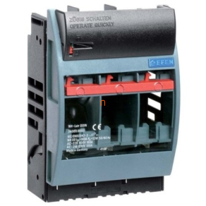   Szakaszoló biztosíték vízszintes 00-160A, szerelőlapra, M8 csatlakozás EFEN NH-Latr. 00IN U5U5, 34060-0000