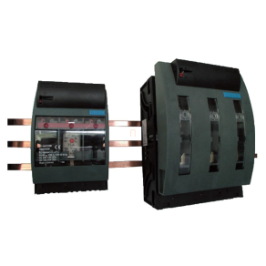   Szakaszoló biztosíték vízszintes 00-160A, 60 mm sínrendszerre, M8 csatlakozás EFEN NH-Latr. SB 00IN K43U5, 39660-2000