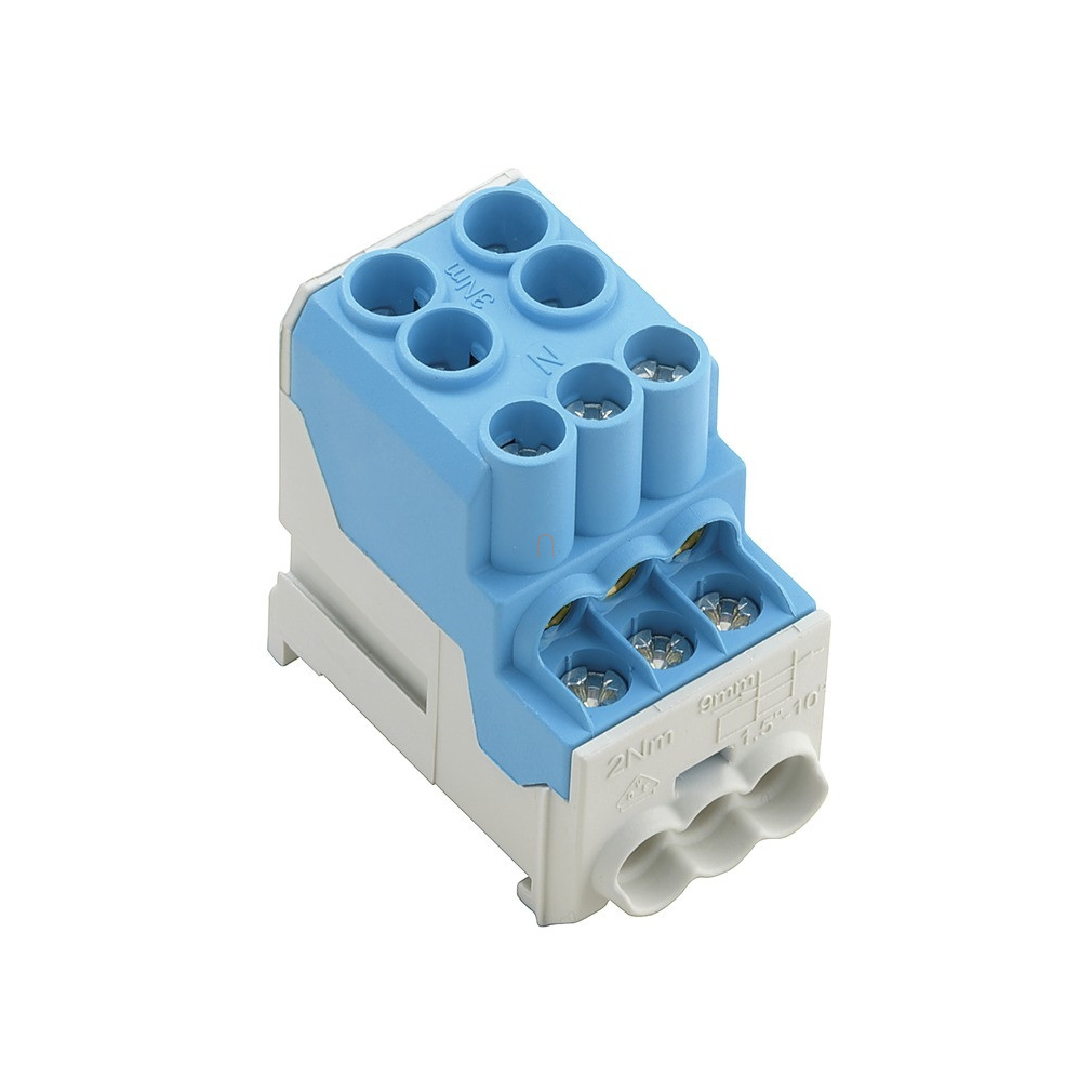 Fővezeték sorkapocs 2X25/6X10mm2 kék WPD 100, 1561920000 Weidmüller