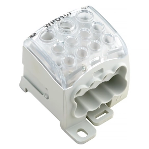   Weidmüller fővezeték sorkapocs 1x95/2x35+8x25 szürke, WPD 104 1X25+1X16/2X16+3X10 GY 1562220000