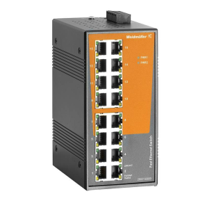   Ipari hálózati switch, nem konfigurálható, Portok száma: 16x 10/100Mbit/s RJ45, DIN sínre, IP30 IE-SW-EL16-16TX 2682150000 Weidmüller