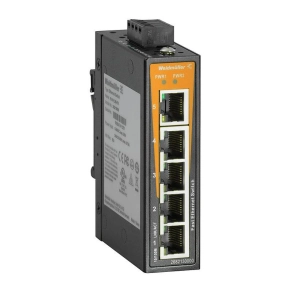   Weidmüller Ipari hálózati switch, nem konfigurálható, Portok száma: 5x 10/100Mbit/s RJ45, DIN sínre, IP30 IE-SW-EL05-5TX 2682130000