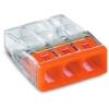 Wago Compact hármas tömör vezeték összekötő 0,5–2,5 mm² (2273-203)