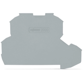 Wago 2000-2291 véglap, 0,7 mm vastag, szürke