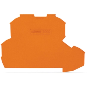 Wago 2000-2292 véglap, 0,7 mm vastag, narancssárga