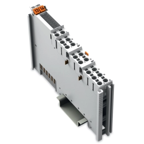 Wago 750-1606 potenciálelosztó modul, 16 csatlakozás, 0 V, Push-in CAGE CLAMP®, 750-1504 kimeneti modulhoz