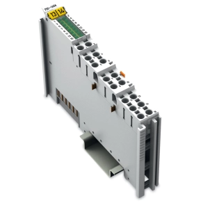 Wago 750-1406 16 csatornás digitális bemeneti modul, 24 V DC, 0,2 ms, Push-in CAGE CLAMP