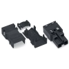 Wago 770-112/041-000 WINSTA® MIDI dugó tehermentesítő házzal, 2 pólusú, A kódolású, 25 A, fekete