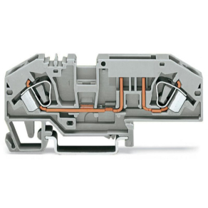 2 vezetékes biztosító sorkapocs, szürke, Wago 282-696