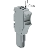 Wago 2020-102 anyacsatlakozó, 2 pólusú, 1,5 mm², szürke
