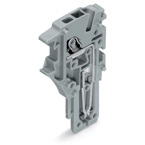 Wago 2020-181 anyacsatlakozó-lezárómodul, 1 vezetékes, Push-in CAGE CLAMP®, 1,5 mm², 3,5 mm osztás, 1 pólusú, szürke