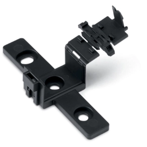 Wago 890-310 WINSTA® MINI rögzítőadapter, 2–5 pólusú csatlakozókhoz, szabadon vezetett kábelekhez, fekete